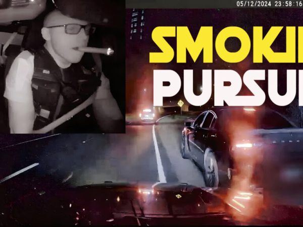 Cop Chases Dodge Charger At Over 130 MPH While Smoking A Cigar